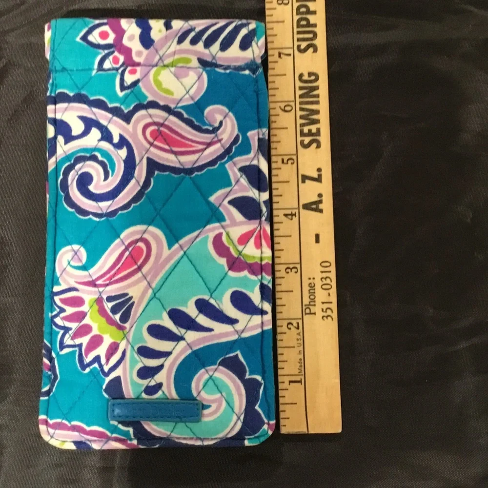 Vera Bradley Turquoise and Pink Floral eyeglass case